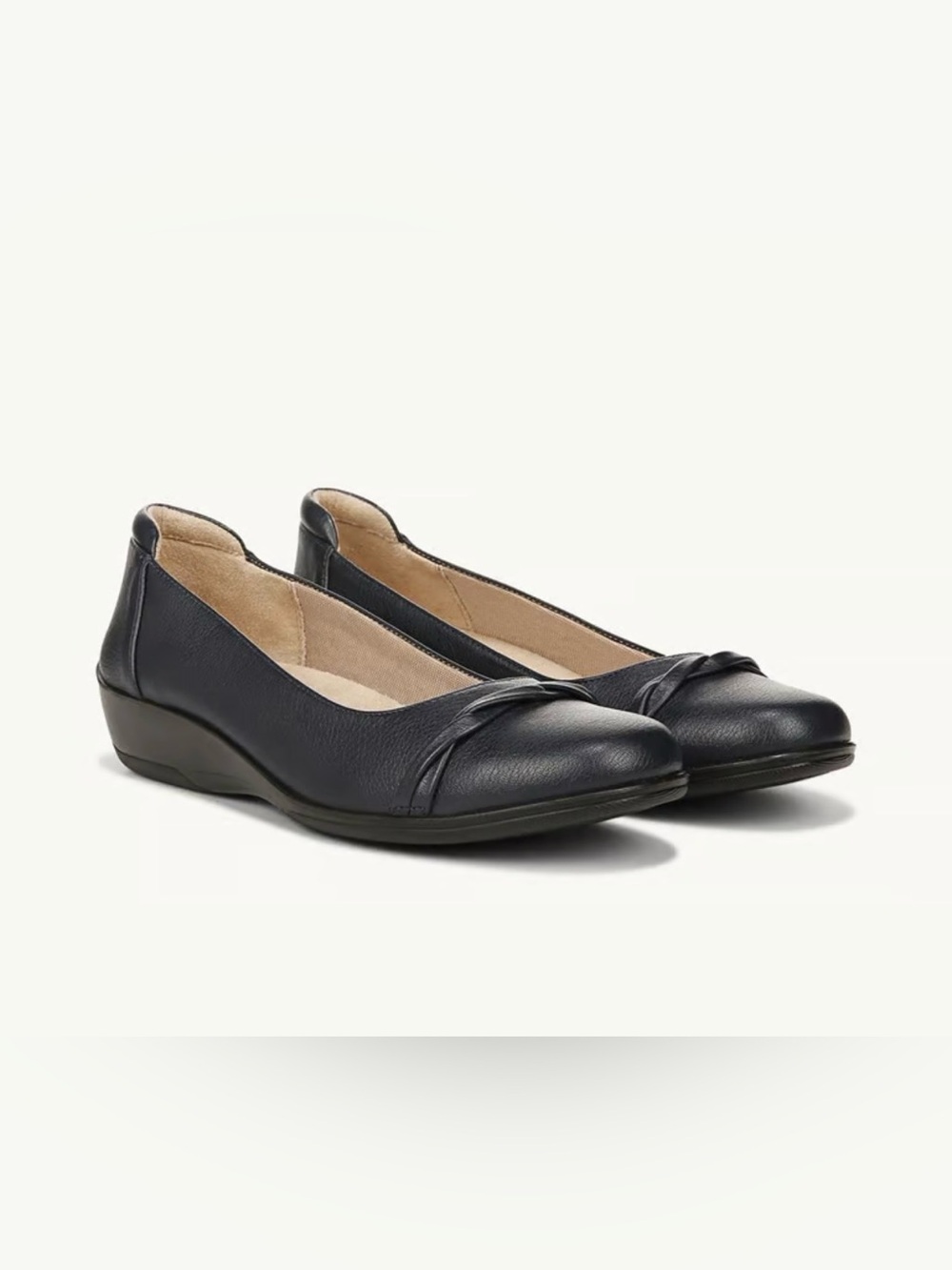 Life Stride Velocity 2.0 Black Comfortable round toe flats 8 M
